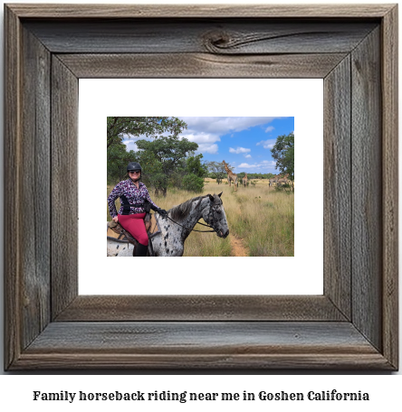 family horseback riding near me in Goshen, California